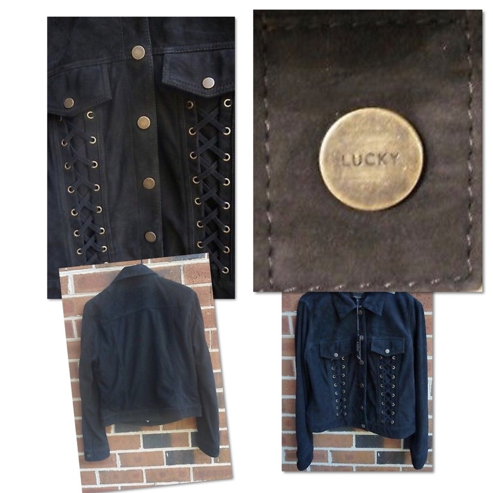 RELISTED Lucky Brand Y2K Suede Jacket - Picture 7 of 10